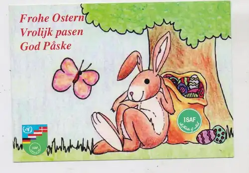 AFGHANISTAN - ISAF - Mission, German Army, Easter card