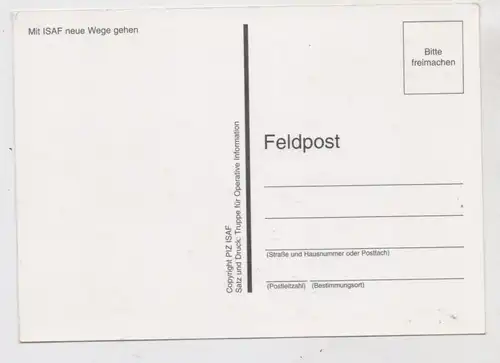 AFGHANISTAN - ISAF - Mission, German Army