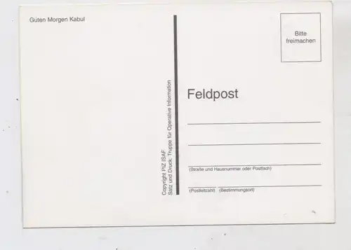 AFGHANISTAN - ISAF - Mission, German Army