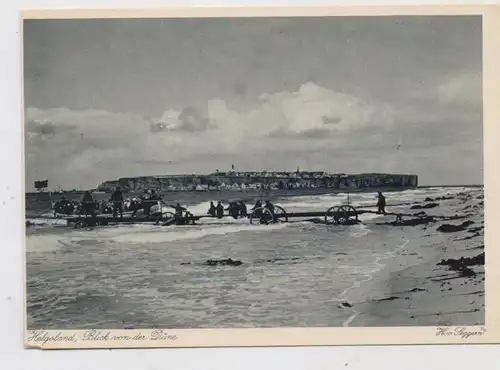 2192 HELGOLAND, Blick von der Düne, Verlag Seggern