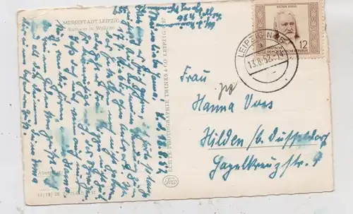 DDR - 1952, Michel 311 Victor Hugo, AK - Einzelfrankatur 13.8.52