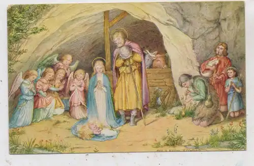 KRIPPE / Crip / Culla, Künstler-Karte 1916