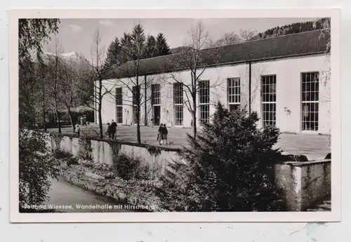 8182 BAD WIESSEE, Wandelhalle mit Hirschberg