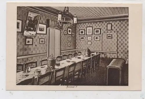 5300 BONN - BAD GODESBERG, Lindenwirtin, Zimmer 7, rücks. Gedicht von Rudolf Baumbach