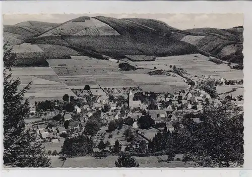 5940 LENNESTADT - SAALHAUSEN, Blick auf den Ort, 1964