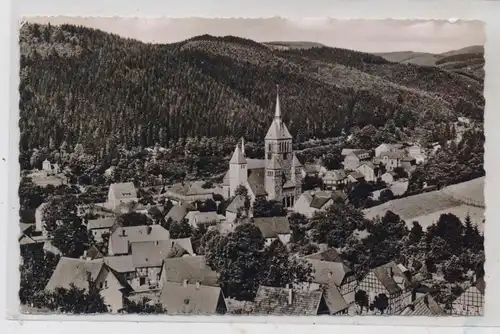 5942 KIRCHHUNDEM, Blick auf den Ort, 1961