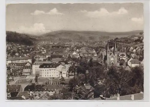 5900 SIEGEN, Blick auf die Stadt, 1960