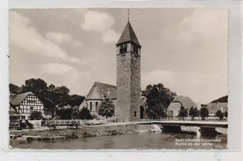 5940 LENNESTADT - SAALHAUSEN, Lennepartie, Kirche