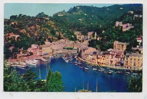 I 16034 PORTOFINO, PAN AMERICAN Airline Werbekarte