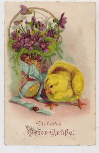 OSTERN - Küken und Blumen, 1936