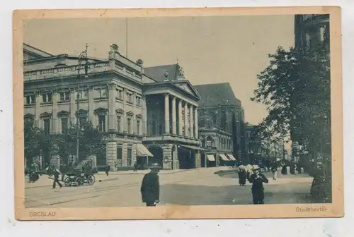 NIEDER - SCHLESIEN - BRESLAU / WROCLAW, Stadttheater, 1922