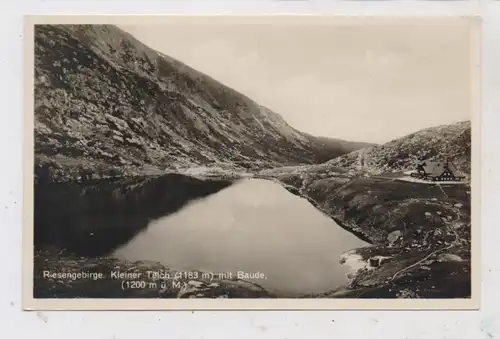 NIEDER - SCHLESIEN - KRUMMHÜBEL - BRÜCKENBERG / KARPACZ, Kleiner Teich, Teichbaude, Verlag Pietschmann