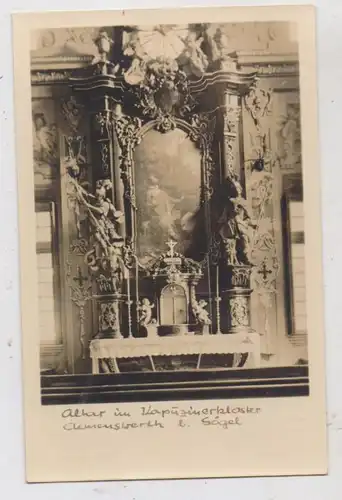 4475 SÖGEL, Altar im Kapuzinerkloster Clemenswerth