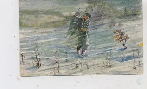 MILITÄR - UNIFORMEN, Russische Uniform, Künstler-Karte St. Frcek