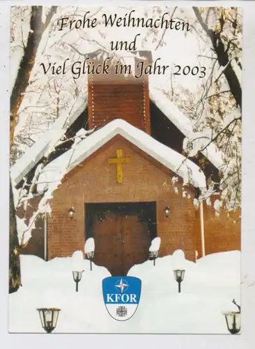 KOSOVO - KFOR, Weihnachtskarte 2003
