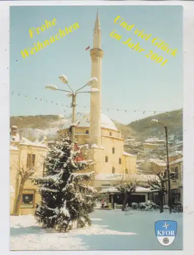 KOSOVO - KFOR, Weihnachtskarte 2001