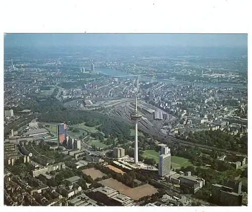 5000 KÖLN, COLONIUS / Fernsehturm und Umgebung, Luftaufnahme