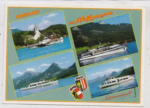 BINNENSCHIFFE - WOLFGANGSEE, "Kaiser Franz Josef", "Falkenstein", "Salzkammergut", "Österreich"