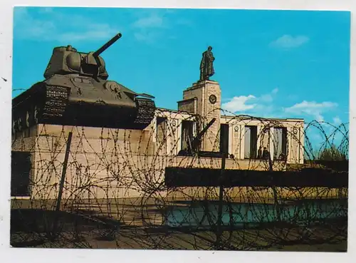 1000 BERLIN - TREPTOW, Sowjetisches Ehrenmal, Panzer
