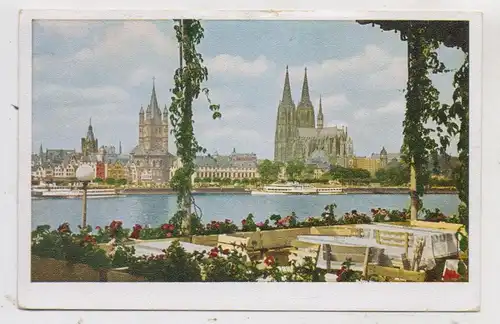 5000 KÖLN - DEUTZ, Blick von der Sünnerterrasse, 1944