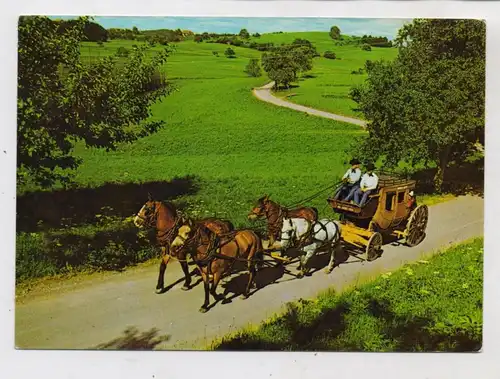 WERBUNG / ADVERTISING - Die MARLBORO Postkutsche auf ihrer Fahrt durch Deutschland