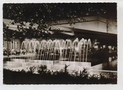 8500 NÜRNBERG, Meistersingerhalle bei Nacht, 1965