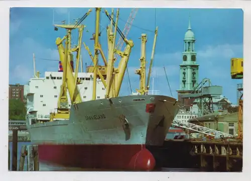 OZEANSCHIFFE - Frachtschiff "ORANJELAND" im Hamburger Hafen