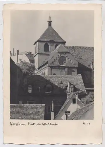 7530 PFORZHEIM, Blick zur Schloßkirche, Verlag Römpler