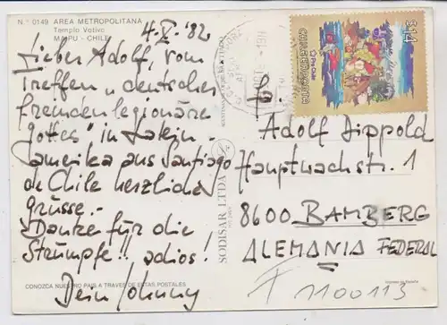 CHILE - MAPU, Templo Votivo