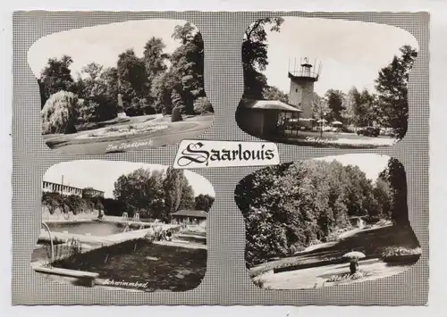 6630 SAARLOUIS, Schwimmbad, Katerturm, Stadtpark