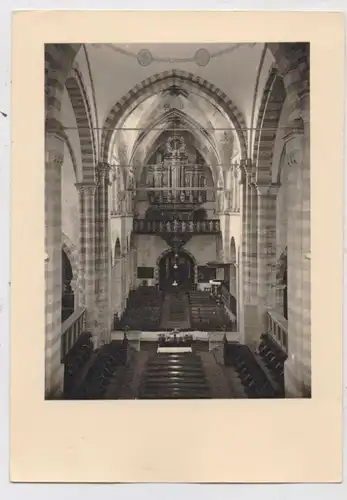 5024 PULHEIM - BRAUWEILER, Abteikirche, Innenansicht nach Westen