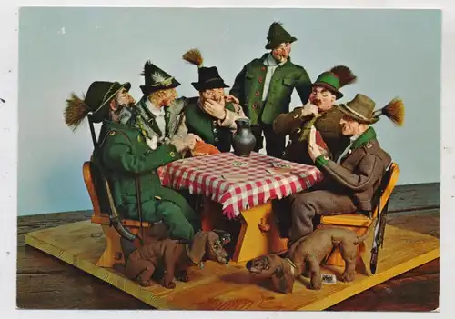 SPIELZEUG / PUPPEN - ELLIE RIEHL Puppen, "Die Kartenpartie"