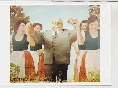 KÜNSTLER / Artist - JOHANNES GRÜTZKE, "WALTER ULBRICHT", 1970