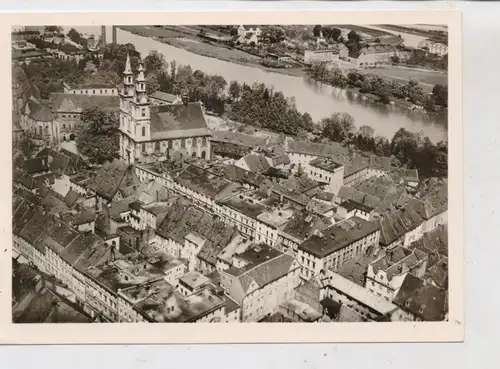 OBER - SCHLESIEN - BRIEG / BRZEG, Luftbild, Nachkriegskarte