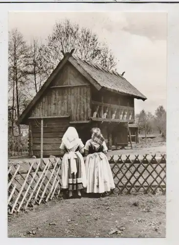 0-7543 LÜBBENAU - LEHDE / Spreewald, Freiland-Museum, Spreewaldtrachten