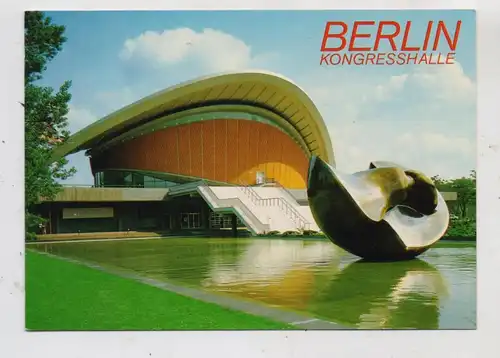 1000 BERLIN - TIERGARTEN, Kongresshalle, Henry - Moore Plastik