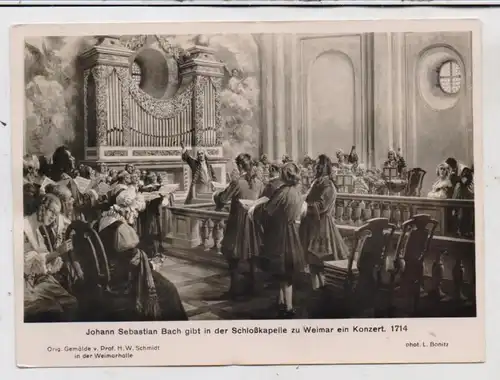 MUSIK - KOMPONISTEN - JOHANN SEBASTIAN BACH, Konzert in der Schloßkapelle Weimar 1714, Orgel