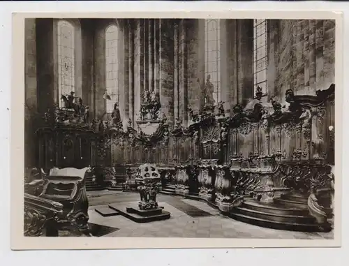 6500 MAINZ, Dom,  Teil des Gestühls von F.A. Hermann im Westchor, DKV Deutscher Kunst Verlag