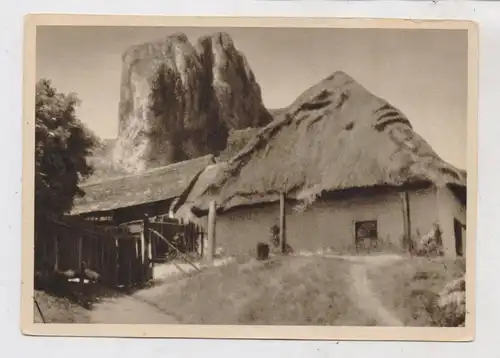 BÖHMEN & MÄHREN - POLLAU / PAVLOV, Deutsches Bauernhaus in den Pollauer Bergen, 1937