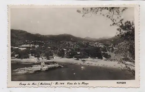 E 07150 ANDRATX - ES CAMP DE MAR, Playa, 1953