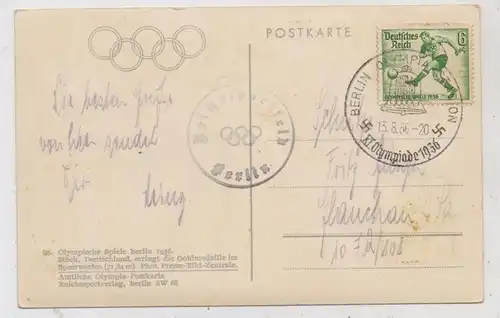 OLYMPIA 1936 BERLIN, Speerwurf, Goldmedaille Gerhard Stöck