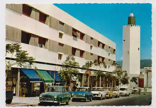 MAROC - AGADIR, La Grande Mosque, PEUGEOT, SIMCA, RENAULT