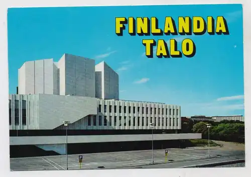 SF 00100 HELSINKI, Finlandia Talo, Architekt ALVAR AALTO