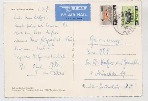 KENYA - MALINDI, air view