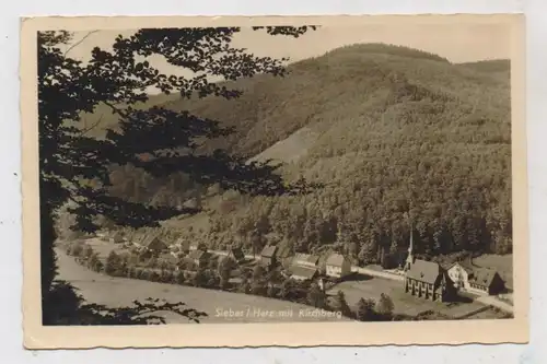 3420 HERZBERG - SIEBER, Blick auf das Dorf, 1950