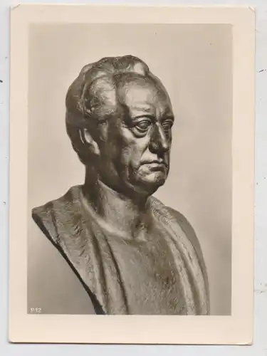 BERÜHMTE PERSÖNLICHKEITEN - GOETHE, Büste von Prof. Georg Müller - München