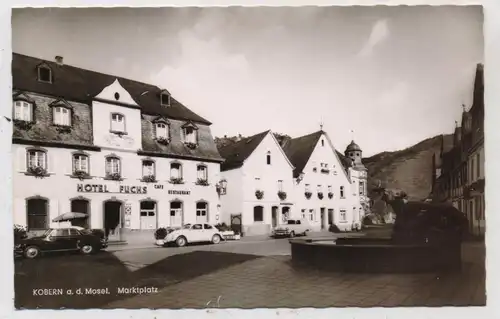 5401 KOBERN, Marktplatz, Hotel Fuchs, AUTO - UNION, VW Käfer