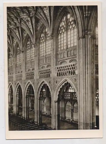 B 4000 LIEGE / LÜTTICH, St. Jakob, Nordwand des Mittelschiffs