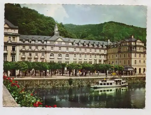 5427 BAD EMS, Hotel Staatliches Kurhaus, Bahnpost Giessen - Koblenz, 1962