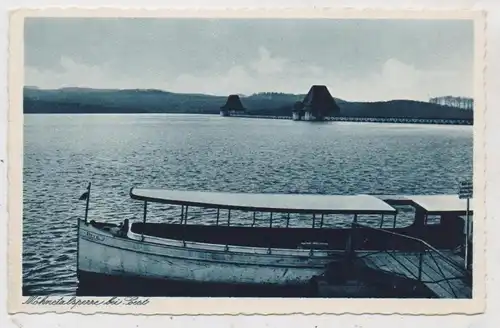 BINNENSCHIFFE - MÖHNESEE, "HEVE" am Anleger